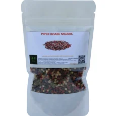 Piper Mozaic - mix din 4 tipuri de piper(alb,rosu,verde,negru) 100 grame